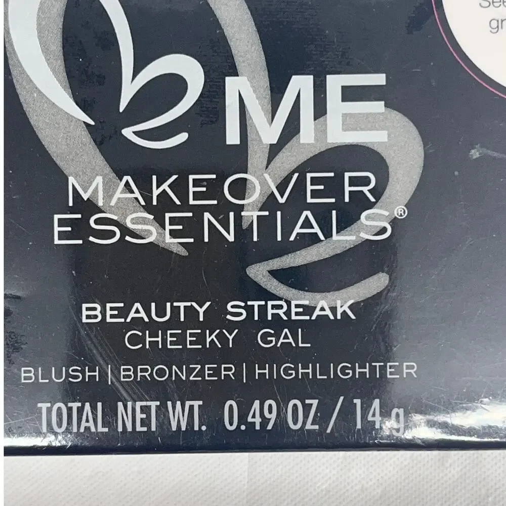 ME Makeover Essentials Beauty Streak Cheeky Gal Blush Bronzer Highlighter New